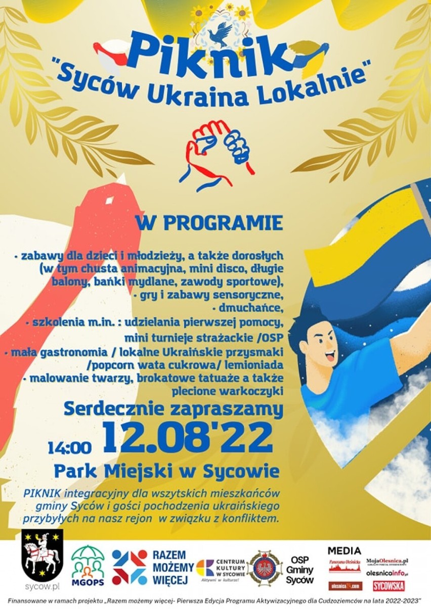 Piknik Syców Ukraina Lokalnie