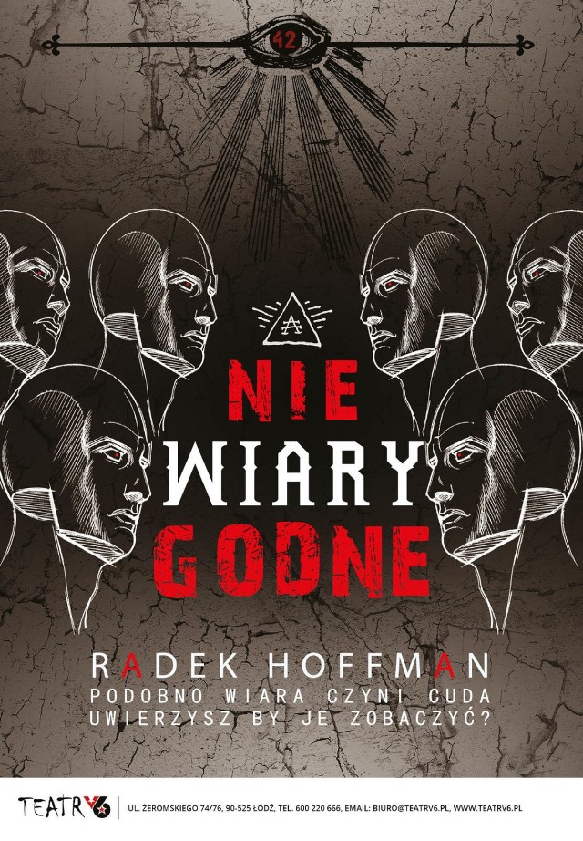 Plakat Niewiarygodne w Teatrze V6