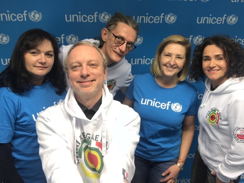 Oleśniccy rolkarze z wizytą w UNICEF Poland   