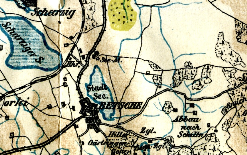 1913 r. - po Mielnie nie ma już śladu na mapie