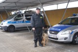 Nowy czworonożny funkcjonariusz zasilił szeregi policji w Wieruszowie