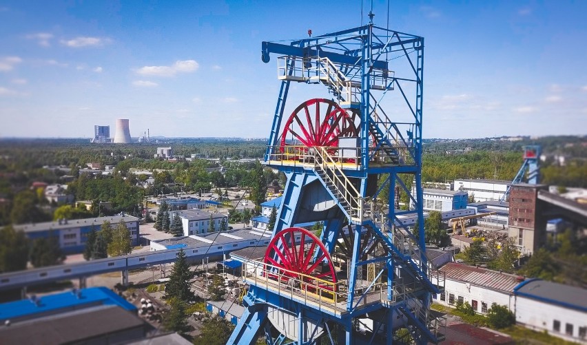 Wieża szybowa w Zakładzie Górniczym Sobieski.