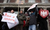 Gdańsk: Protest przeciwko ACTA po raz kolejny. Manifestujący przeszli ulicami Gdańska [ZDJĘCIA]