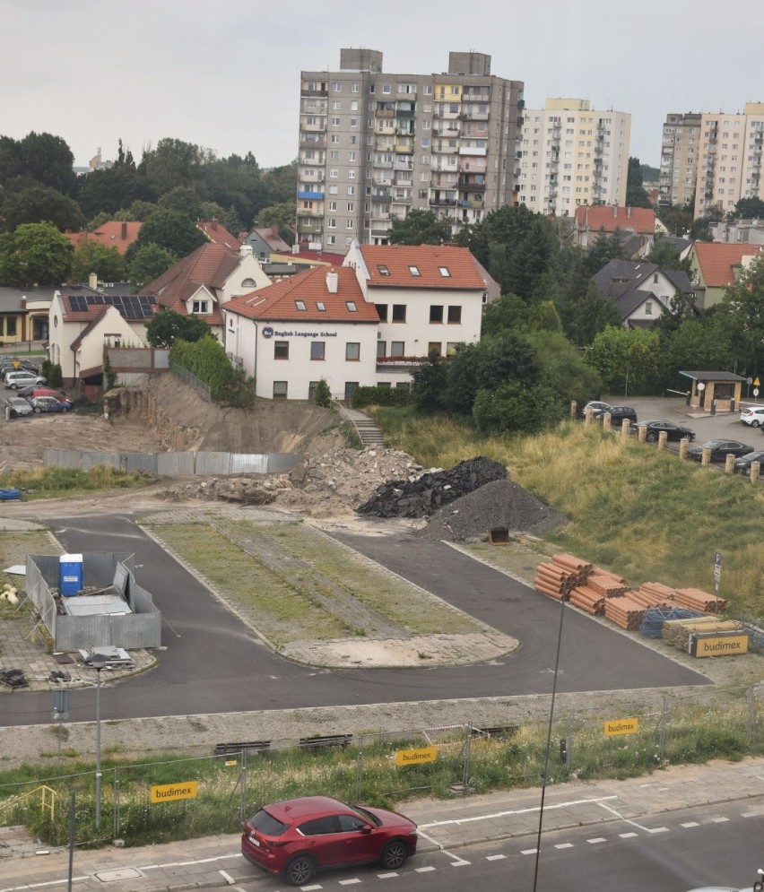 Plac budowy przy zielonogórskiej Palmiarni