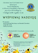 Koncert charytatywny na rzecz hospicjów w filharmonii w Wejherowie. Wystąpią Korycki i Żukowska