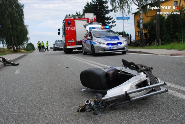 Wypadek w Jastrzębiu: ranny 14-latek