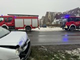 Uwaga! Wypadek drogowy w Toruniu z udziałem trzech samochodów osobowych. Interweniowała straż pożarna [ZDJĘCIA]