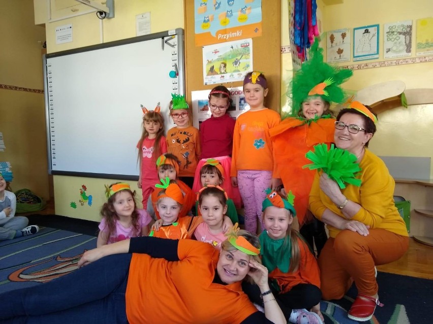 Przedszkole "Bajka" w Rumi obchodziło Dzień marchewki ZDJĘCIA