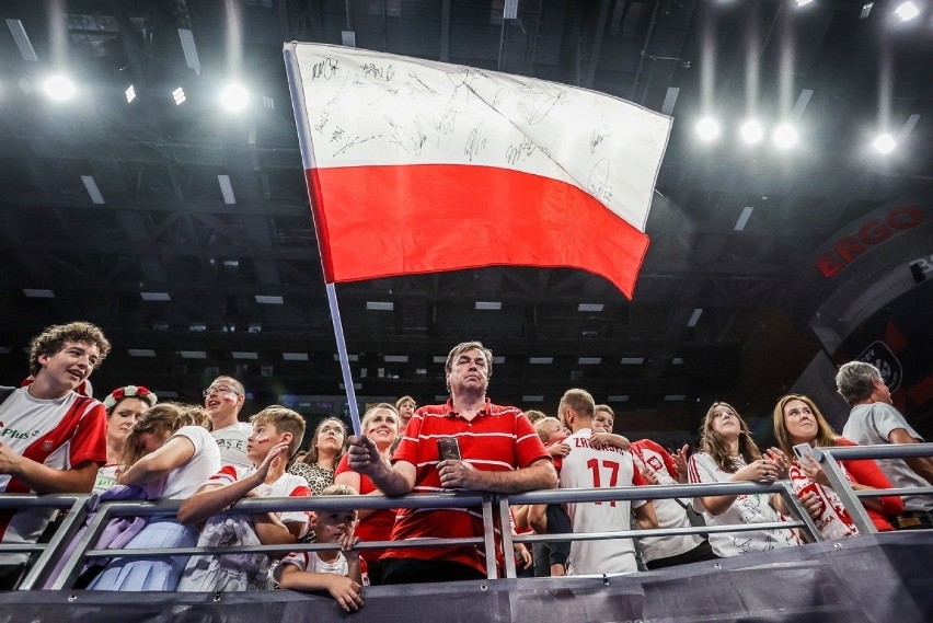 Kibice na meczu Polska - Finlandia w Ergo Arenie