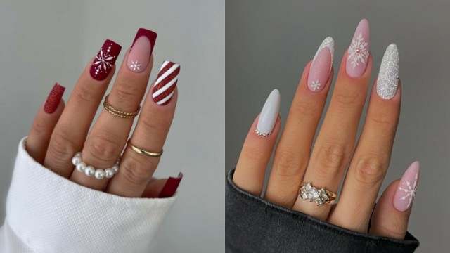 Oto najnowsze trendy na świąteczny manicure! Sprawdź, jakie cuda potrafią na paznokciach wyczarować stylistki.
