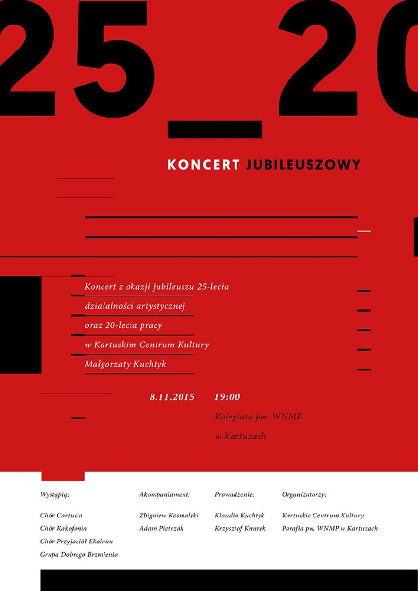 Koncert jubileuszowy dyrygentki Małgorzaty Kuchtyk