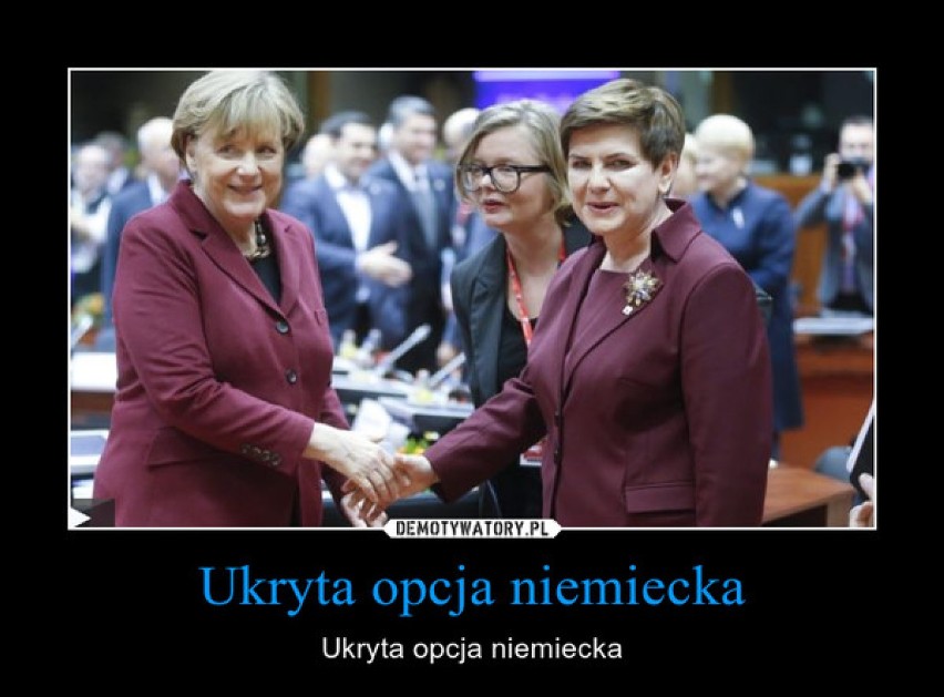Szczyt UE. Szydło i Merkel w podobnej kreacji [NAJLEPSZE MEMY]