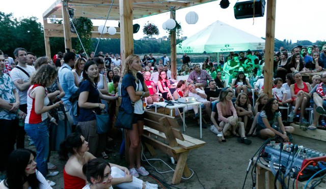 Kibice nad Wisłą, mecz Polska - Portugalia Euro 2016. Tak wspieraliście biało-czerwonych! [ZDJĘCIA]