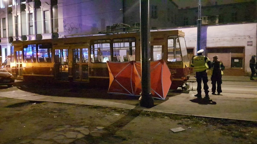 Śmiertelne potrącenie przez tramwaj na Kilińskiego w Łodzi