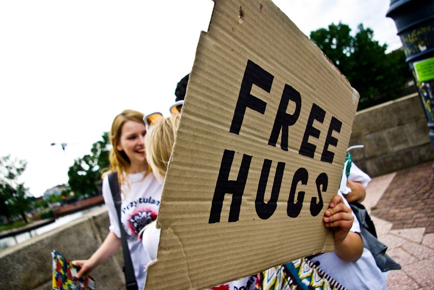 Free Hugs w akcji