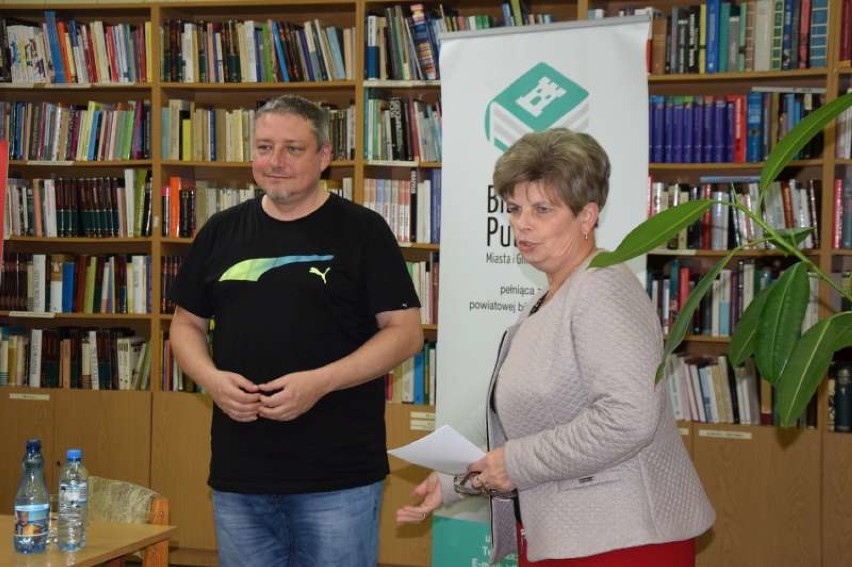 Spotkanie autorskie z Marcinem Pałaszem w pleszewskiej Bibliotece Publicznej