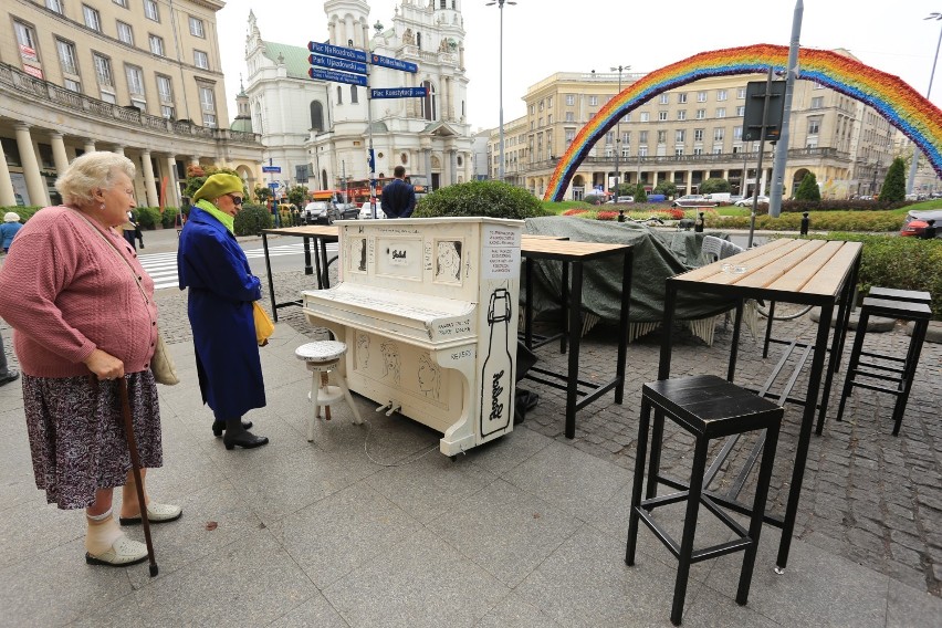 Pianina miejskie pojawiły się na ulicach Warszawy