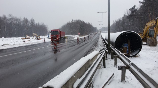 Trwa przebudowa mysłowickiego węzła na A4