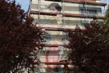 Mural z dziełem Jacka Malczewskiego "Pytia" powstaje na ścianie Uniwersytetu Technologiczno-Humanistycznego w Radomiu. Zobacz!