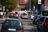 Potrącenie pieszego w centrum Gdańska. Kobieta trafiła do szpitala [ZDJĘCIA]