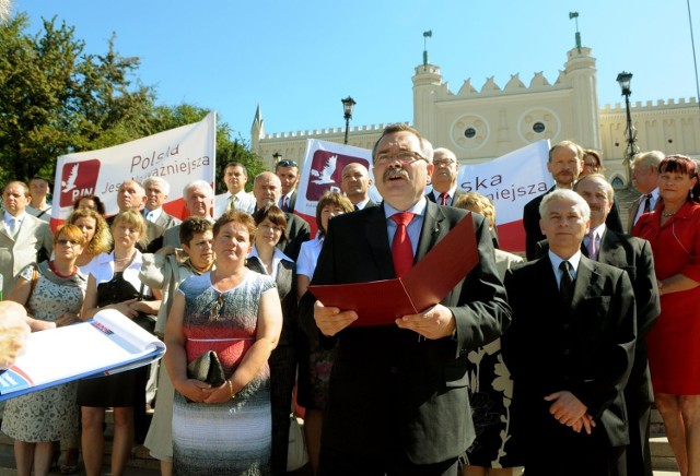 - Na naszych listach są osoby reprezentujące różne środowiska - podkreślał Zbigniew Wojciechowski