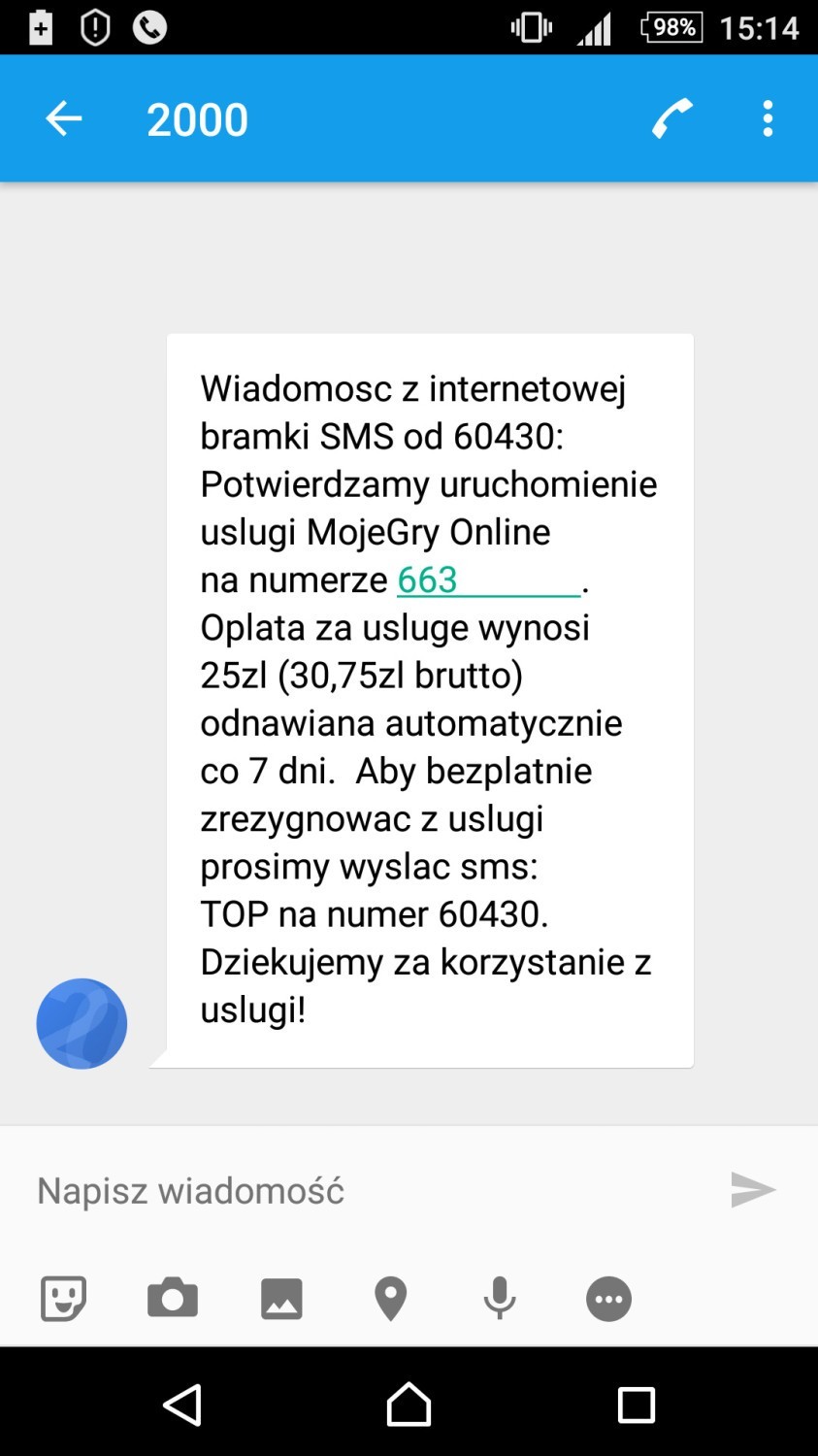 Uwaga, nowe oszustwo! Wystarczy jeden sms i płacisz kilkadziesiąt złotych