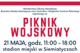 Wielki piknik wojskowy już w sobotę. Będą pokazy sprzętu wojskowego i grochówka, warto też zabrać dowód osobisty aby zgłosić się do wojska