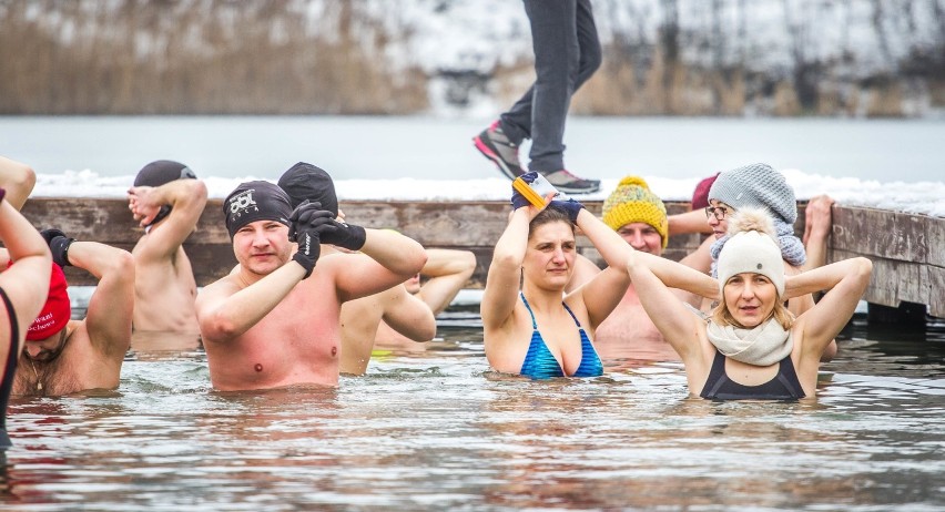 Morsowanie w Parku Lisiniec w Częstochowie, 24 stycznia...