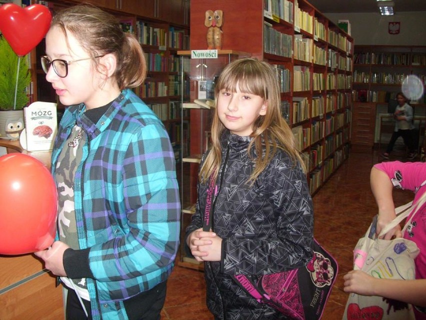 Walentynki w Gminnej Bibliotece Publicznej w Kuślinie