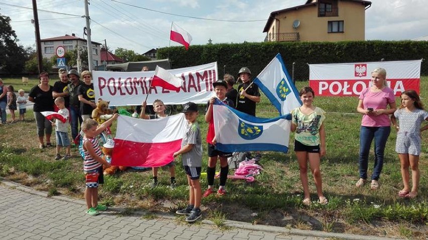 Przez Połomię przejechali kolarze Tour de Pologne