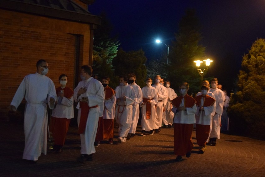 Liturgia Wigilii Paschalnej w kościele bł. Karoliny w...