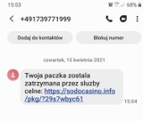 Uwaga! Dostałeś smsa informującego o zatrzymaniu paczki przez służby celne? To oszustwo!