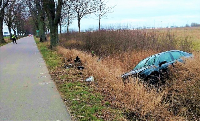 Nietrzeźwy kierowca spowodował kolizję przed Zalesiem