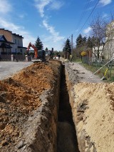 Trwa budowa sieci wodociągowej w Szczekocinach
