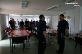 Komendant policji w Mikołowie spotkał się z młodymi podwładnymi