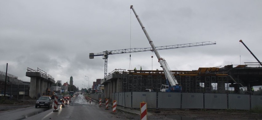 Autostrada A1. Zdjęcia z budowy węzła w Piekarach Śląskich i Bytomiu
