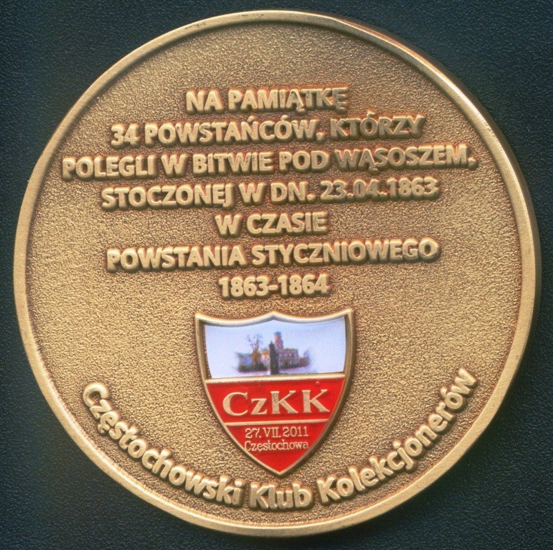 Częstochowski Klub Kolekcjonerów zaprezentował medale z okazji 150. rocznicy Powstania [ZDJĘCIA]