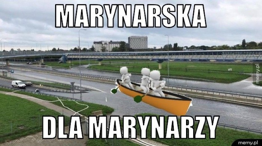 Droga znowu zalana - internauci bezlitośni. "Marynarska dla...