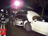 Kaczory - Krzewina: zderzyły się dwa samochody