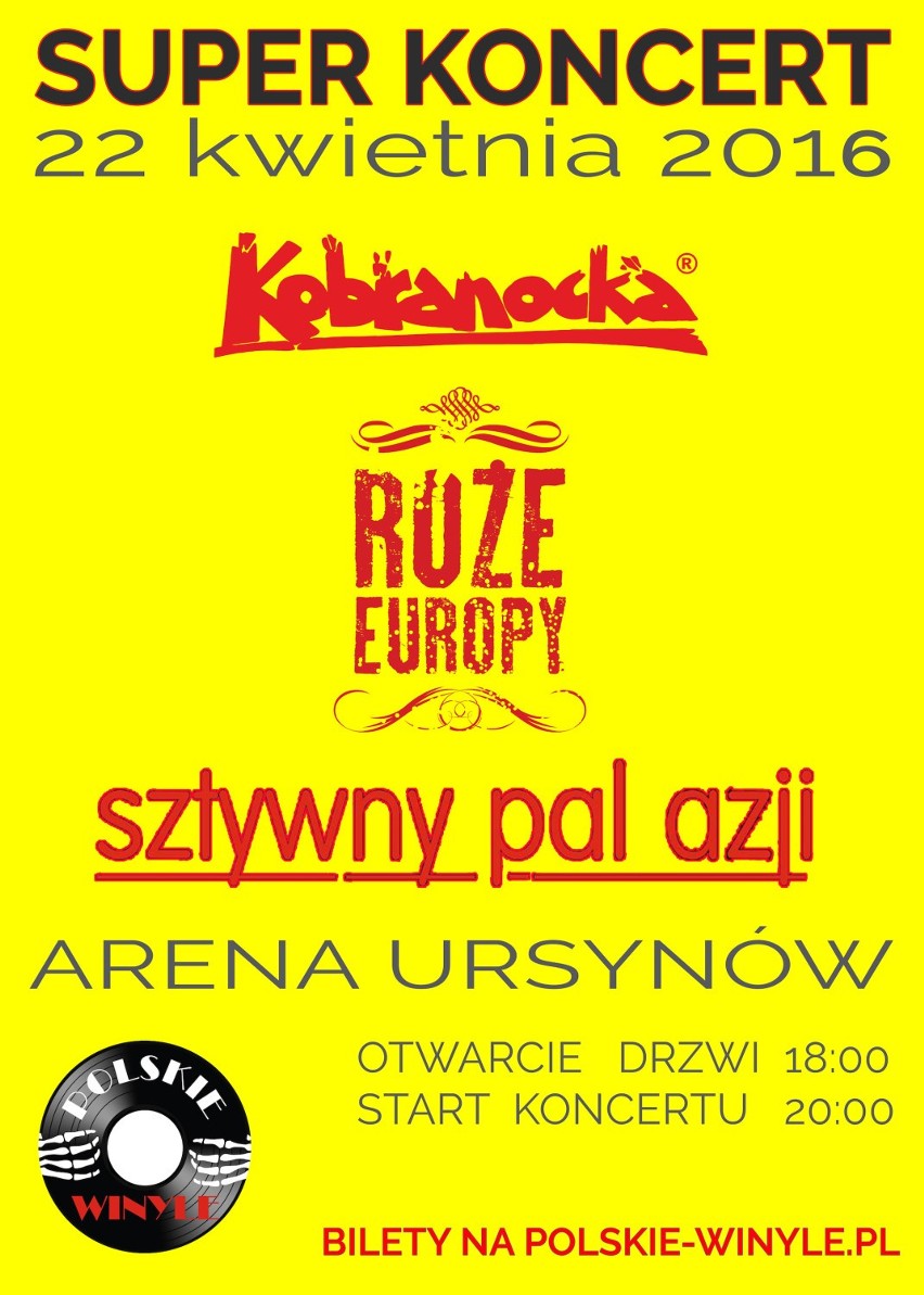Koncert Polskie-Winyle. Róże Europy, Kobranocka i Sztywny...