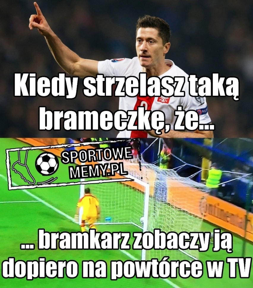 MEMY Czarnogóra - Polska 1:2. Kosmiczny Lewandowski,...