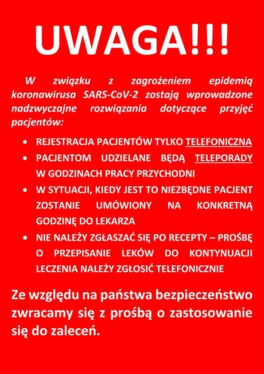 Ne przychodź do poradni bez potrzeby! Rejestracja i recepta w Zduńskiej Woli na telefon