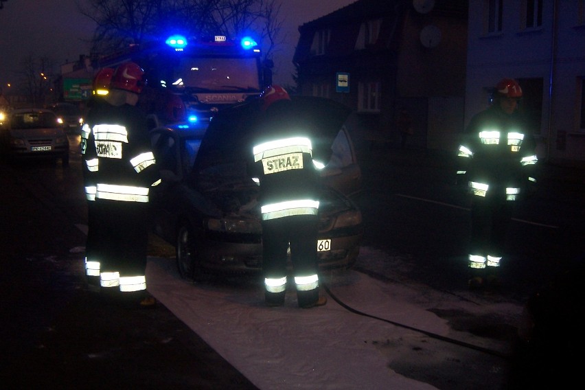 Pożar samochodu na ul. Częstochowskiej