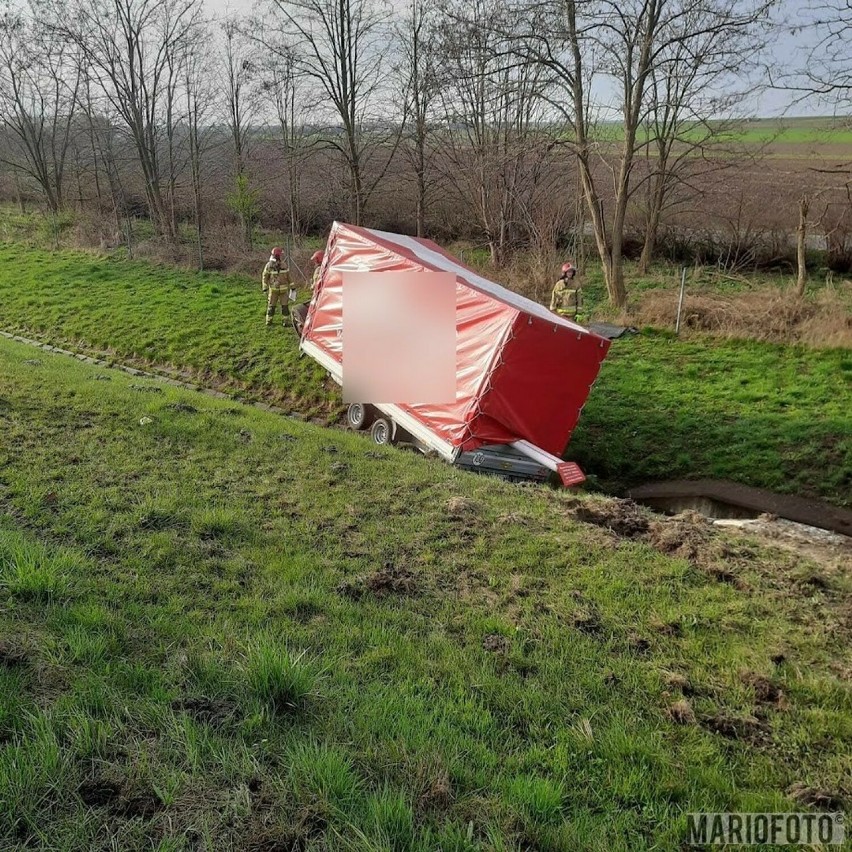 Wypadek na autostradzie A4 w powiecie opolskim.