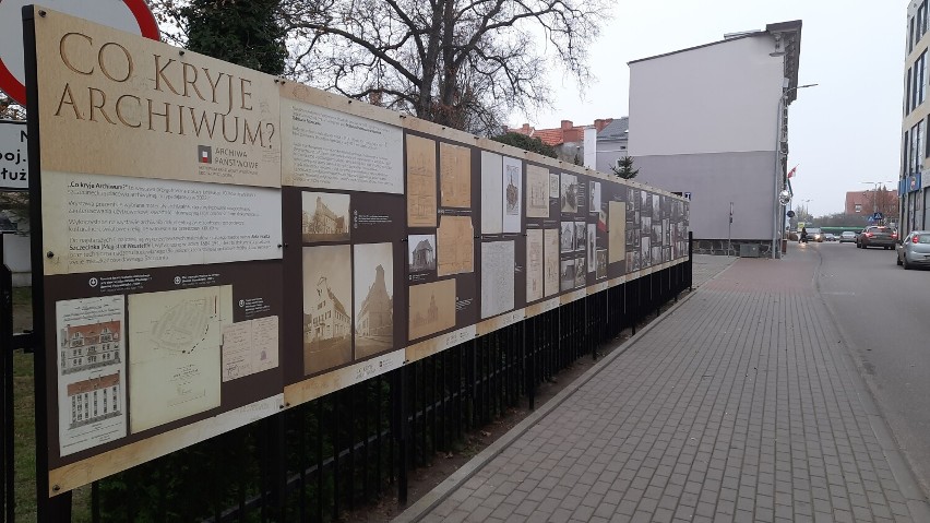 Wystawa archiwum przy ulicy Parkowej w Szczecinku