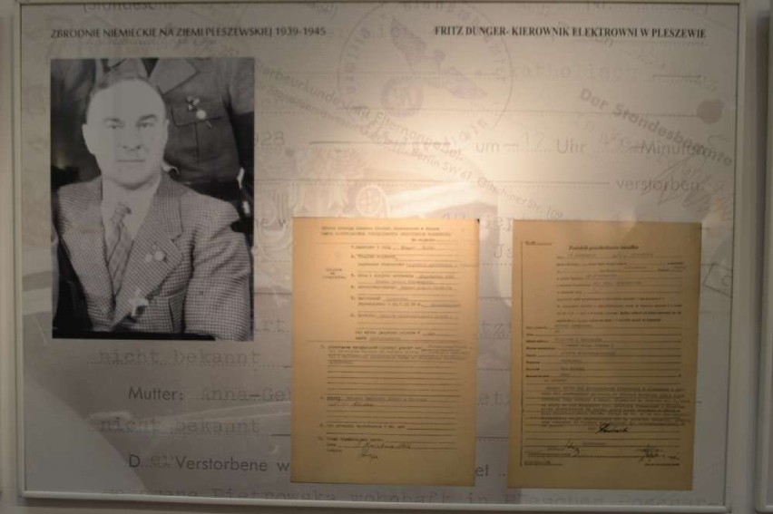 Wystawa pt. " Zbrodnie niemieckie na ziemi pleszewskiej 1939...