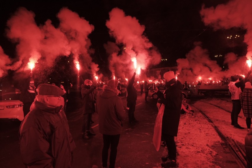 Kibice Lecha Poznań uczcili 103. rocznicę Powstania...