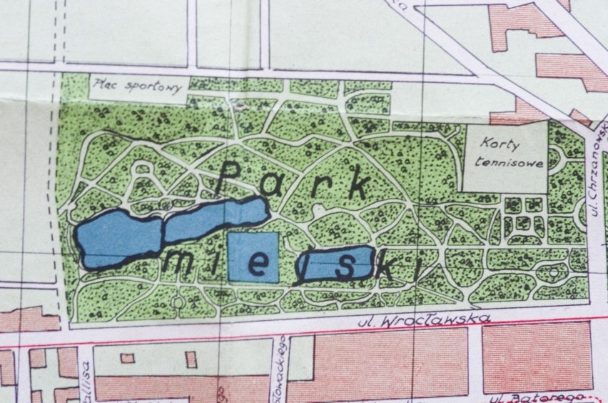 Ulice w Bytomiu - nowe nazwy i mapa z 1945 roku