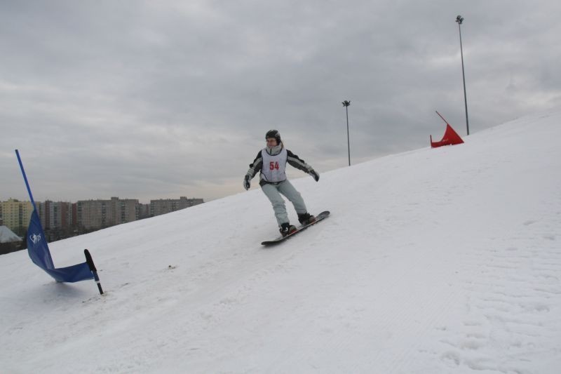 Snowboard na Górce Środulskiej