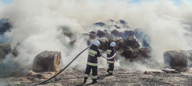 Pożar w Nowoberezowie gasiło 10zastępów strażaków